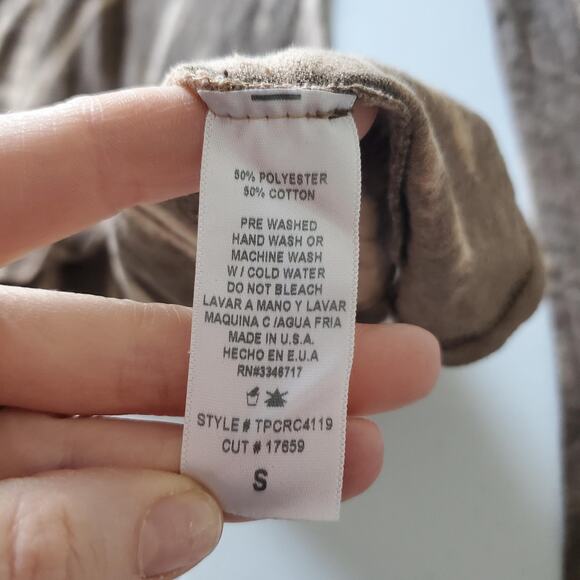 T-Party Shirt Womens Small Tie Dye Bell Sleeve Boho Y2K Fairy Grunge Whimsigoth - Picture 7 of 8